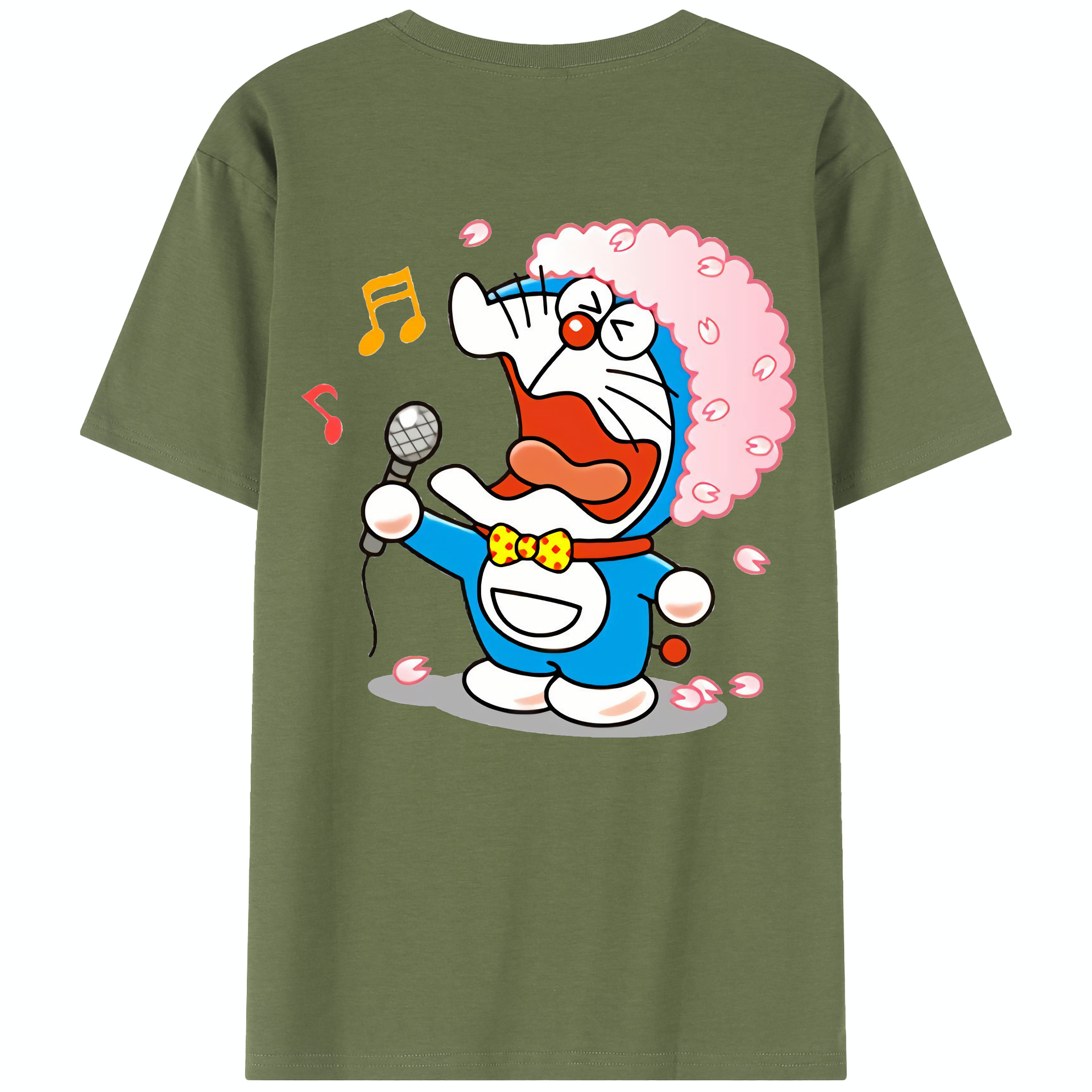 （画像用） ドラえもん Doraemon 綿100％半袖Tシャツ（背面プリント）